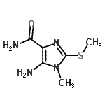 CAS#: 52868-68-5， 5-Amino-1-Methyl-2-(Methylsulfanyl)-1H-Imidazole-4-Carboxamide