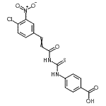 CAS#: 530152-72-8， 4-({[3-(4-Chloro-3-Nitrophenyl)Acryloyl]Carbamothioyl}Amino)Benzoic Acid