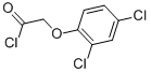 structure of CAS# 53056-20-5, (2,4-Dichloro-Phenyl)-Acetyl Chloride;2-(2,4-Dichlorophenoxy)Ethanoyl Chloride;(2,4-DICHLORO-PHENYL)-ACETYL CHLORIDE;2,4-Dichlorobenzeneacetyl Chloride