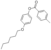CAS#: 53132-07-3， 4-Methyl-Benzoic Acid 4-(Hexyloxy)Phenyl Ester