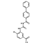 CAS#: 531520-40-8， 3-{[(4-Biphenylylcarbonyl)Carbamothioyl]Amino}-4-Chlorobenzoic Acid