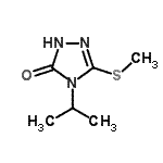 CAS 登录号：53159-32-3， 4-异丙基-5-(甲硫基)-2,4-二氢-3H-1,2,4-三唑-3-酮