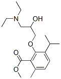 CAS#: 53206-83-0， 3-[2-Hydroxy-3-(Diethylamino)Propoxy]-p-Cymene-2-Carboxylic Acid Methyl Ester