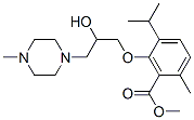 CAS#: 53206-85-2， 3-[2-Hydroxy-3-(4-Methyl-1-Piperazinyl)Propoxy]-p-Cymene-2-Carboxylic Acid Methyl Ester