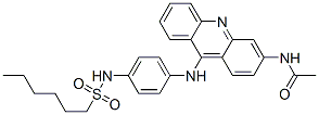 CAS#: 53222-05-2， N-[4-[(3-Acetylamino-9-Acridinyl)Amino]Phenyl]-1-Hexanesulfonamide
