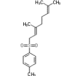CAS#: 53254-60-7， 1-{[(2E)-3,7-Dimethyl-2,6-Octadien-1-Yl]Sulfonyl}-4-Methylbenzene