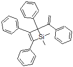 CAS#: 53262-31-0， 1,1-Dimethyl-2,3,4-Triphenyl-4-(1-Phenylethenyl)-Silacyclobut-2-ene