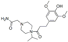 CAS#: 53335-22-1， 4-[3-(3,5-Dimethoxy-4-Hydroxyphenyl)-1-Oxopropyl]-N-Isopropyl-1-Piperazineacetamide