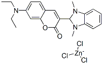 CAS#: 53350-83-7， 2-(7-(Diethylamino)-2-oxo-2H-1-benzopyran-3-yl)-1,3-dimethyl-1H-benzimidazole trichlorozincate