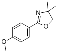 structure of CAS# 53416-46-9, 2-(4-Methoxyphenyl)-4,4-Dimethyl-4,5-Dihydro-1,3-Oxazole;2-(4-Methoxyphenyl)-4,4-Dimethyl-5H-Oxazole;Nci60_005953;Zinc00165347