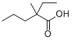 structure of CAS# 5343-52-2, 2-Ethyl-2-Methylpentanoic Acid;2-Ethyl-2-Methyl-Pentanoic Acid;2-Ethyl-2-Methyl-Valeric Acid