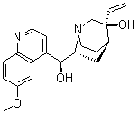 structure of CAS# 53467-23-5, (3S)-3-Hydroxy Quinidine;(3S,4R,6R)-6-[(S)-Hydroxy-(6-Methoxy-4-Quinolyl)Methyl]-3-Vinyl-Quinuclidin-3-Ol;(3S,4R,6R)-6-[(S)-Hydroxy-(6-Methoxy-4-Quinolyl)Methyl]-3-Vinyl-3-Quinuclidinol;3-Hydroxyquinidine