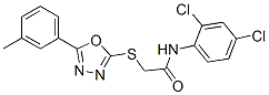 CAS#: 5349-83-7， N-(2,4-Dichlorophenyl)-2-[[5-(3-Methylphenyl)-1,3,4-Oxadiazol-2-Yl]Sulfanyl]Acetamide