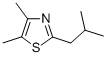 structure of CAS# 53498-32-1, 2-Isobutyl-4,5-Dimethylthiazole;2-Isobutyl-4,5-Dimethyl-Thiazole;2-Isobutyl-4,5-Dimethylthiazole