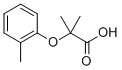 结构式 CAS# 53498-62-7, 2-甲基-2-(2-甲基苯氧基)丙酸