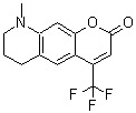 CAS#: 53518-19-7， 9-Methyl-4-(trifluoromethyl)-7,8-dihydro-6H-pyrano[5,6-g]quinolin-2-one