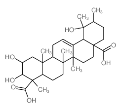 CAS#: 53527-49-4， (4R)-2alpha,3beta,19alpha-Trihydroxyurs-12-Ene-23,28-Dioic Acid