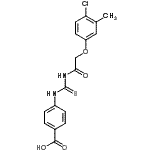 CAS#: 535945-85-8， 4-({[(4-Chloro-3-Methylphenoxy)Acetyl]Carbamothioyl}Amino)Benzoic Acid