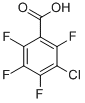 结构式 CAS# 5360-81-6, 3-氯-2,4,5,6-四氟苯甲酸