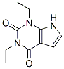 结构式 CAS# 53680-92-5, 1,3-二乙基-1H-吡咯并[2,3-d]嘧啶-2,4(3H,7H)-二酮