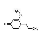 CAS 登录号：53690-83-8， 3-甲氧基-4-丙基-2-环己烯-1-酮