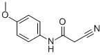 structure of CAS# 5382-38-7, 2-Cyano-N-(4-Methoxyphenyl)Acetamide;2-Cyano-N-(4-Methoxyphenyl)Ethanamide;St5195613