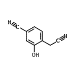 CAS#: 538342-37-9， 4-(Cyanomethyl)-3-Hydroxybenzonitrile