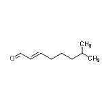 CAS#: 53966-58-8， (2E)-7-Methyl-2-Octenal