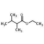 structure of CAS# 54004-42-1, Ethyl 2,3-Dimethylbutanoate;Ethyl 2,3-dimethylbutanoate;Ethyl 2,3-dimethylbutanoate #;MFCD00101887