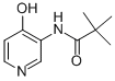 structure of CAS# 540497-47-0, N-(4-Hydroxy-Pyridin-3-Yl)-2,2-Dimethyl-Propionamide;N-(4-HYDROXY-PYRIDIN-3-YL)-2,2-DIMETHYL-PROPIONAMIDE;N-(4-Hydroxypyridin-3-Yl)Pivalamide