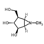 CAS#: 540776-11-2， (1R,2R,3R,4R,5R)-4-(Hydroxymethyl)-6-Methyl-6-Azabicyclo[3.1.0]Hexane-2,3-Diol