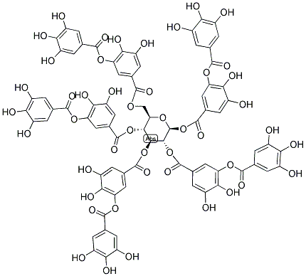 structure of CAS# 5424-20-4, Tannic Acid;Tannin;Aids-020846;16201_Riedel