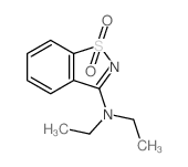 CAS#: 5435-30-3， 3-(Diethylamino)-1,2-Benzisothiazole 1,1-dioxide