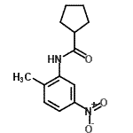 CAS#: 543722-25-4， N-(2-Methyl-5-Nitrophenyl)Cyclopentanecarboxamide