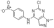 CAS#: 5444-57-5， 6-Chloro-1-Methyl-N-(4-Nitrophenyl)-1H-Pyrazolo[3,4-d]Pyrimidin-4-Amine