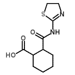 CAS#: 544427-81-8， 2-(4,5-Dihydro-1,3-Thiazol-2-Ylcarbamoyl)Cyclohexanecarboxylic Acid