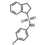 CAS#: 544459-53-2， N-(4-Iodophenyl)-1-Indanesulfonamide