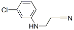 structure of CAS# 54475-92-2, 3-(3-Chlorophenylamino)Propanenitrile;3-[(3-Chlorophenyl)Amino]Propionitrile;St5442625;Zinc01729255