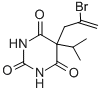 CAS 登录号:545-93-7, 5-(2-溴烯丙基)-5-异丙基巴比妥酸