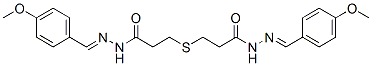 CAS#: 5460-24-2， N-[(4-Methoxyphenyl)Methylideneamino]-3-[2-[[(4-Methoxyphenyl)Methylideneamino]Carbamoyl]Ethylsulfanyl]Propanamide