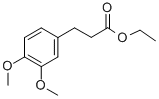 结构式 CAS# 5462-13-5, 3-(2-甲氧基-苯基)-丙酸乙酯