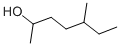 structure of CAS# 54630-50-1, 5-Methyl-2-Heptanol;2-Heptanol, 5-Methyl-;5-Methyl-2-Heptanol