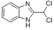 structure of CAS# 5466-57-9, 2-(Dichloromethyl)Benzimidazolethiol;Zinc00163653;1H-Benzimidazole, 2-(Dichloromethyl)-;Benzimidazole, 2-(Dichloromethyl)-