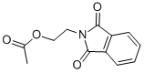 structure of CAS# 5466-90-0, 2-Phthalimidoethyl Acetate;2-(1,3-Dioxoisoindolin-2-Yl)Ethyl Acetate;Acetic Acid 2-(1,3-Dioxo-2-Isoindolinyl)Ethyl Ester;Acetic Acid 2-(1,3-Diketoisoindolin-2-Yl)Ethyl Ester