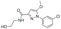 CAS#: 54708-74-6， 1-(3-Chlorophenyl)-N-(2-Hydroxyethyl)-5-Methoxy-1H-Pyrazole-3-Carboxamide