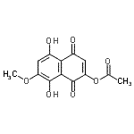 CAS#: 54725-00-7， 5,8-Dihydroxy-7-Methoxy-1,4-Dioxo-1,4-Dihydro-2-Naphthalenyl Acetate