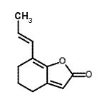 CAS#: 547766-53-0， 7-[(1E)-1-Propen-1-Yl]-5,6-Dihydro-1-Benzofuran-2(4H)-One