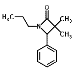 CAS#: 54833-09-9， 3,3-Dimethyl-4-Phenyl-1-Propyl-2-Azetidinone
