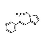 CAS#: 548463-10-1， (E)-N-(3-Pyridinyl)-1-(1-Vinyl-1H-Imidazol-2-Yl)Methanimine
