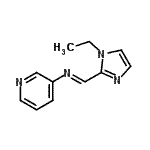 CAS#: 548463-11-2， (E)-1-(1-Ethyl-1H-Imidazol-2-Yl)-N-(3-Pyridinyl)Methanimine